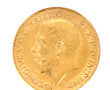 Souverain en or "1928" au profil de Geor
