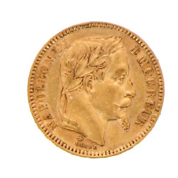 Pièce de 20 F or "1866" atelier A, Napol