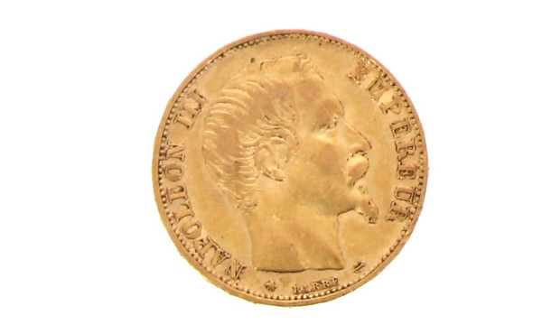 Pièce de 20 F or "1859" atelier BB, Napo