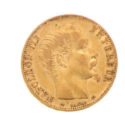 Pièce de 20 F or "1859" atelier BB, Napo