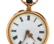 Montre de col en or jaune 18 cts, poinço