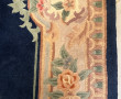 CHINE - Tapis chinois en laine et soie à