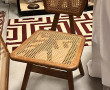 Chaise d'enfant en bois et cannage