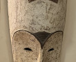 FANG, GABON - Grand masque en bois couve