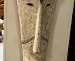 FANG, GABON - Grand masque en bois couve