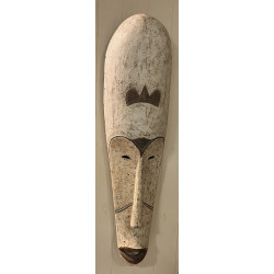 FANG, GABON - Grand masque en bois couve