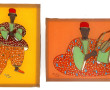 Ecole sénégalaise (XXIème) - "Musiciens"
