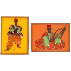 Ecole sénégalaise (XXIème) - "Musiciens"