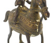 INDE - Cavalier en bronze de type Dhokra