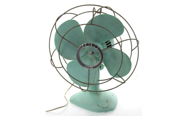 Ventilateur vintage bleu ciel de marque 