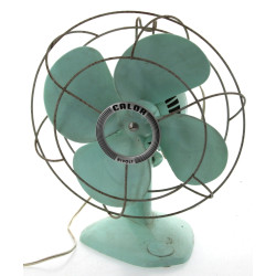 Ventilateur vintage bleu ciel de marque 