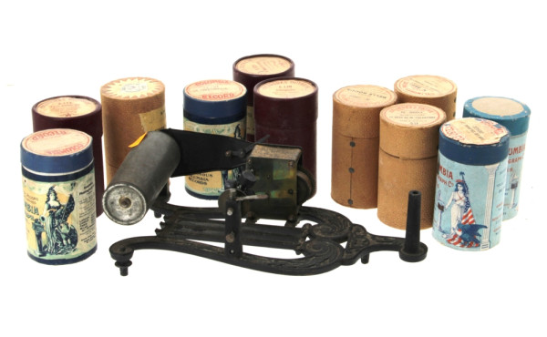 Elément de phonographe à rouleaux (manqu