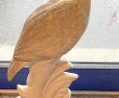 Décoration de jardin en forme de grue en
