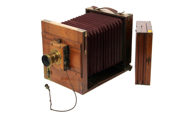 Chambre photographique en bois portative