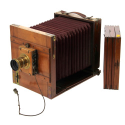 Chambre photographique en bois portative