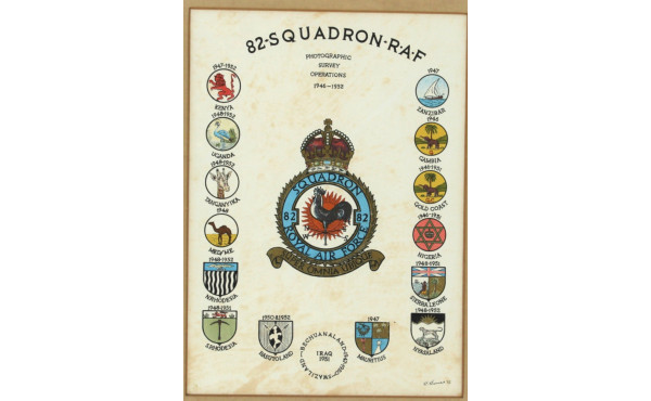 MILITAIRIA - Souvenir colonial du 82 esc