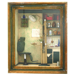 Vitrine diorama "cabinet du dentiste" 30