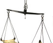 Balance à suspendre style balance romain