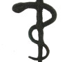 Christan JACCARD (1939) "Caducée" Sculpt