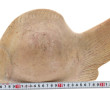 Poisson décoratif en pierre dure, H 19 x