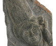 BIGOUDENE en buste, pierre sculpté, H 33