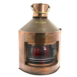 Grande lampe de marine ou fanal en cuivr