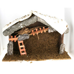 Crèche de NOEL avec ses personnages (rés