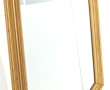 Miroir biseauté moderne encadrement doré