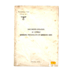 WWII - Auswartiges Amt 1939/41 n° 7 "Doc