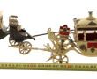 Deux maquettes de carrosse et de landau 