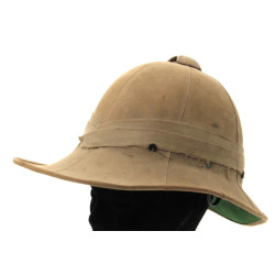 Casque colonial anglais daté 1941 Céro E