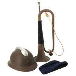 Casque type Adrian de la gendarmerie ter