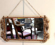 Miroir en fer forgé à décor de pampres d