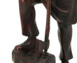 BUCHERON - Sculpture en bois sculpté, fi