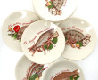 LONGCHAMP - 12 assiettes à poisson en fa