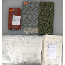 SYRIE - Linge de table : nappe blanche e