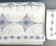 SYRIE - Linge de table : nappe bleue 190
