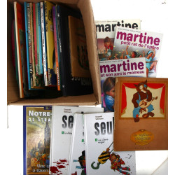 Carton de BD souples et rigides, dont Ma