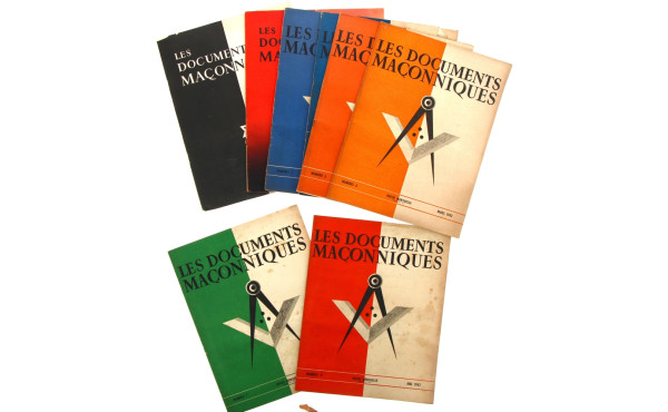 LES DOCUMENTS MACONNIQUES - Lot de 20 re