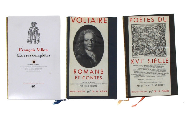 PLEIADE - 3 volumes: François VILLON "Œu