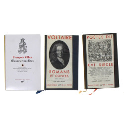 PLEIADE - 3 volumes: François VILLON "Œu