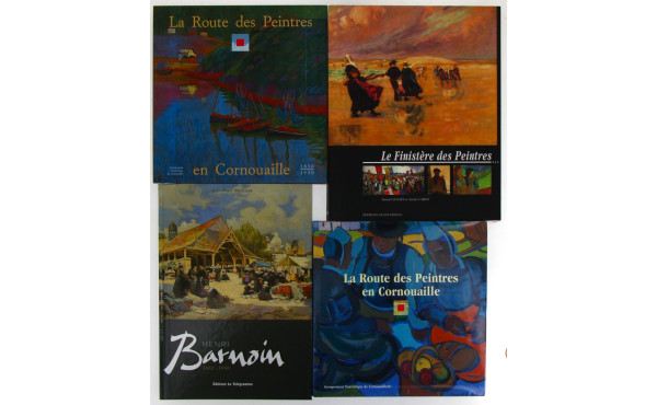 PEINTURE EN BRETAGNE - Lot de 4 ouvrages