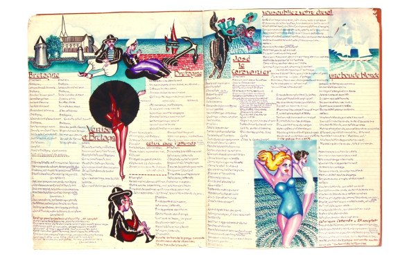 Cahier de chansons illustré en couleur e
