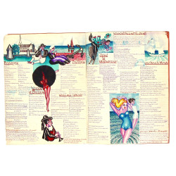 Cahier de chansons illustré en couleur e