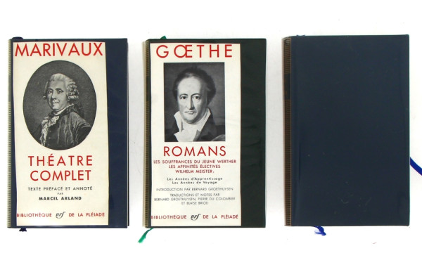 PLEIADE - 4 volumes: GOETHE "Romans", "l
