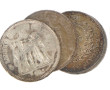 Lot de 4 pièces de 50 F argent
