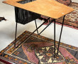 Table basse de salon des années 60, plat