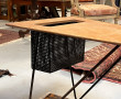 Table basse de salon des années 60, plat