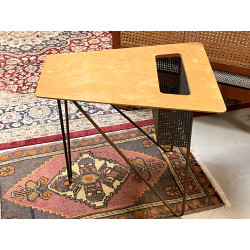 Table basse de salon des années 60, plat