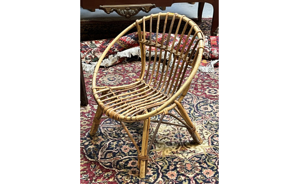 Fauteuill enfant en rotin - H. assise 25